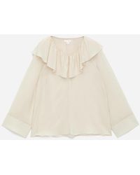 ARKET - Frill-Collar Blouse - Lyst