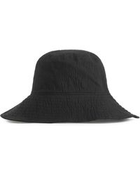 ARKET - Seersucker Bucket Hat - Lyst