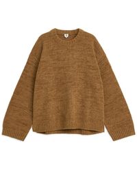 ARKET - Lockerer Pullover Aus Baumwollmischgewebe - Lyst