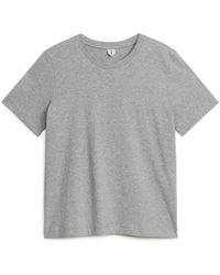 ARKET Cotton Ruffle-neck Tuxedo Shirt 