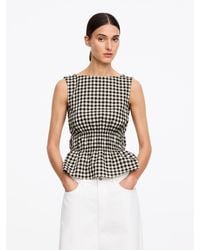 ARKET - Seersucker Smock Top - Lyst