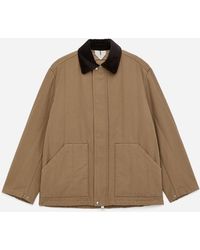 ARKET - Quilted Canvas Jacket - Lyst