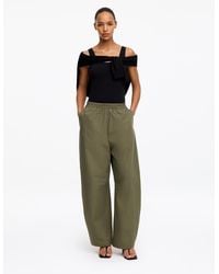 ARKET - Barrel-Leg Cotton Trousers - Lyst