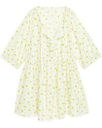 ARKET - Floral Cotton Dress - Lyst