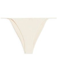 ARKET - Smocked Bikini Bottom - Lyst