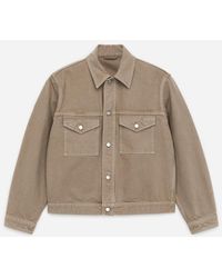 ARKET - Garment-Dyed Denim Jacket - Lyst