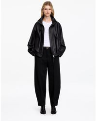 ARKET - Zip-Detail Barrel-Leg Trousers - Lyst
