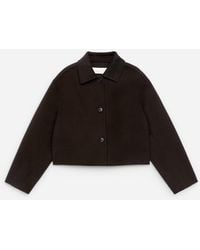 ARKET - Doublé Wool-Blend Overshirt - Lyst