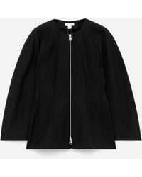 ARKET - Zip-Up Peplum Top - Lyst