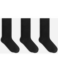 ARKET - Plain Socks Set Of 3 - Lyst