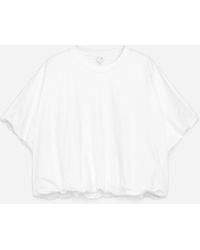 ARKET - Bubble-Hem T-Shirt - Lyst