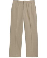 ARKET - Tailored Wide-fit Trousers - Lyst