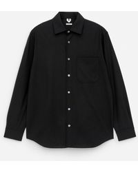 ARKET - Relaxed Wool-Blend Shirt - Lyst