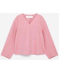 ARKET - Doublé Wool-Blend Top - Lyst