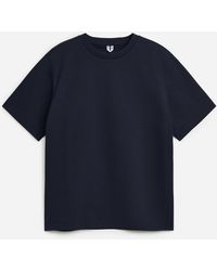ARKET - Boxy Interlock T-Shirt - Lyst