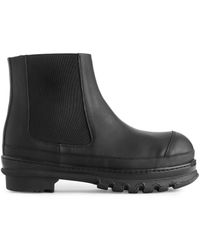 ARKET - Low-cut Leather Boots - Lyst