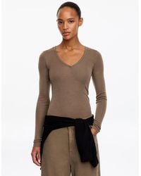 ARKET - Wool Rib Top - Lyst