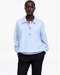 ARKET - French Terry Polo Sweatshirt - Lyst