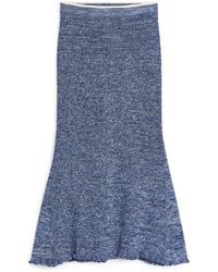 ARKET - Rib-knitted Skirt - Lyst