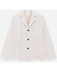ARKET - Cotton Linen Blazer - Lyst