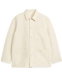 ARKET - Cotton Linen Overshirt - Lyst