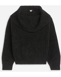 ARKET - Off-Shoulder Rib Jumper - Lyst