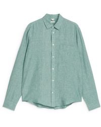 ARKET - Regular-fit Linen Shirt - Lyst