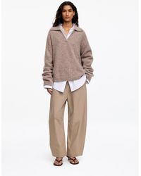 ARKET - Barrel-Leg Cotton Trousers - Lyst