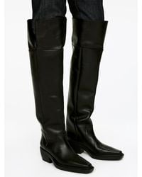 ARKET - Overknee-Stiefel Aus Leder - Lyst
