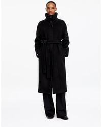 ARKET - Wool-Blend Belted Coat - Lyst