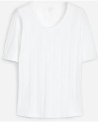 ARKET - Rib T-Shirt - Lyst