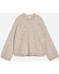 ARKET - Alpaca-Wool Blend Jumper - Lyst