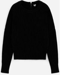 ARKET - Zip-Detail Wool Jumper - Lyst