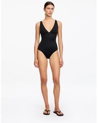 ARKET - V-Neck Swimsuit - Lyst