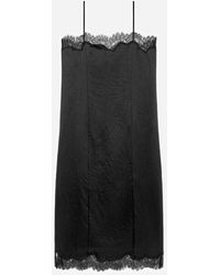 ARKET - Lace-Trimmed Slip Dress - Lyst