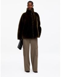 ARKET - Relaxed Shearling Coat - Lyst