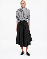 ARKET - Wide Cotton Skirt - Lyst