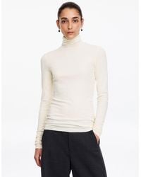 ARKET - Roll-Neck Cotton Top - Lyst