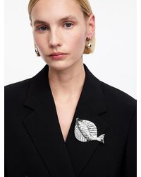 ARKET - Plated Fish Brooch - Lyst