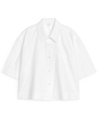 ARKET - Short-sleeve Cotton Shirt - Lyst