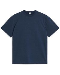 ARKET - Cotton Linen T-shirt - Lyst