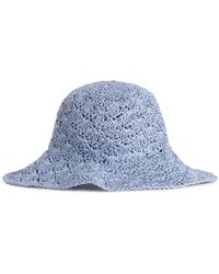ARKET - Crochet Straw Hat - Lyst