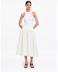 ARKET - Seersucker Skirt - Lyst