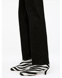 ARKET - Zebra-Print Ankle Boots - Lyst