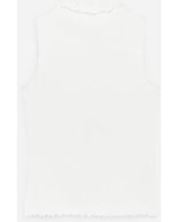 ARKET - Mock-Neck Ribbed Top - Lyst