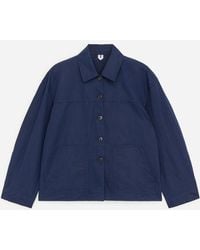 ARKET - Linen-Cotton Overshirt - Lyst