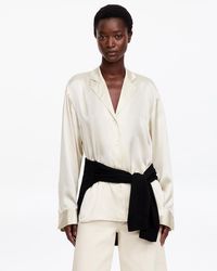 ARKET - Silk Satin Shirt - Lyst