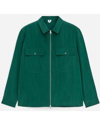 ARKET - Lyocell Blend Overshirt - Lyst