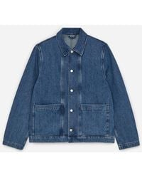 ARKET - Denim Overshirt - Lyst