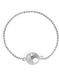 ARKET - Silver-plated Ball Chain Bracelet - Lyst